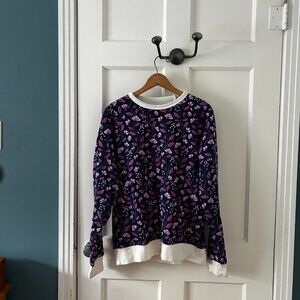 Winter Water Factory Organic Adult Sweatshirt, M, plum